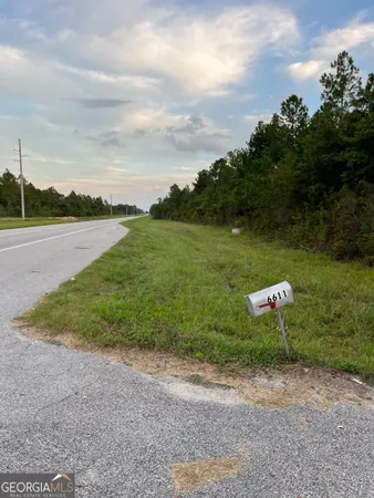 a garden view with a lake view
