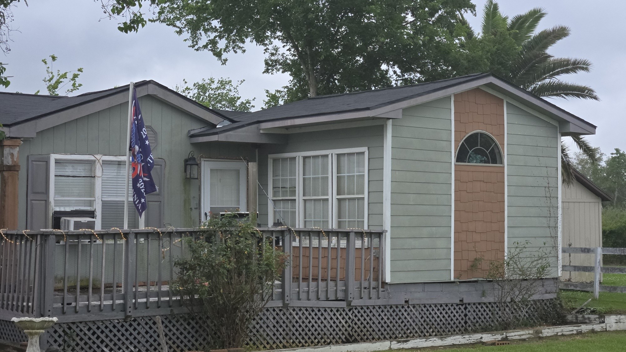 Front of home on .76 acres close to Alvin