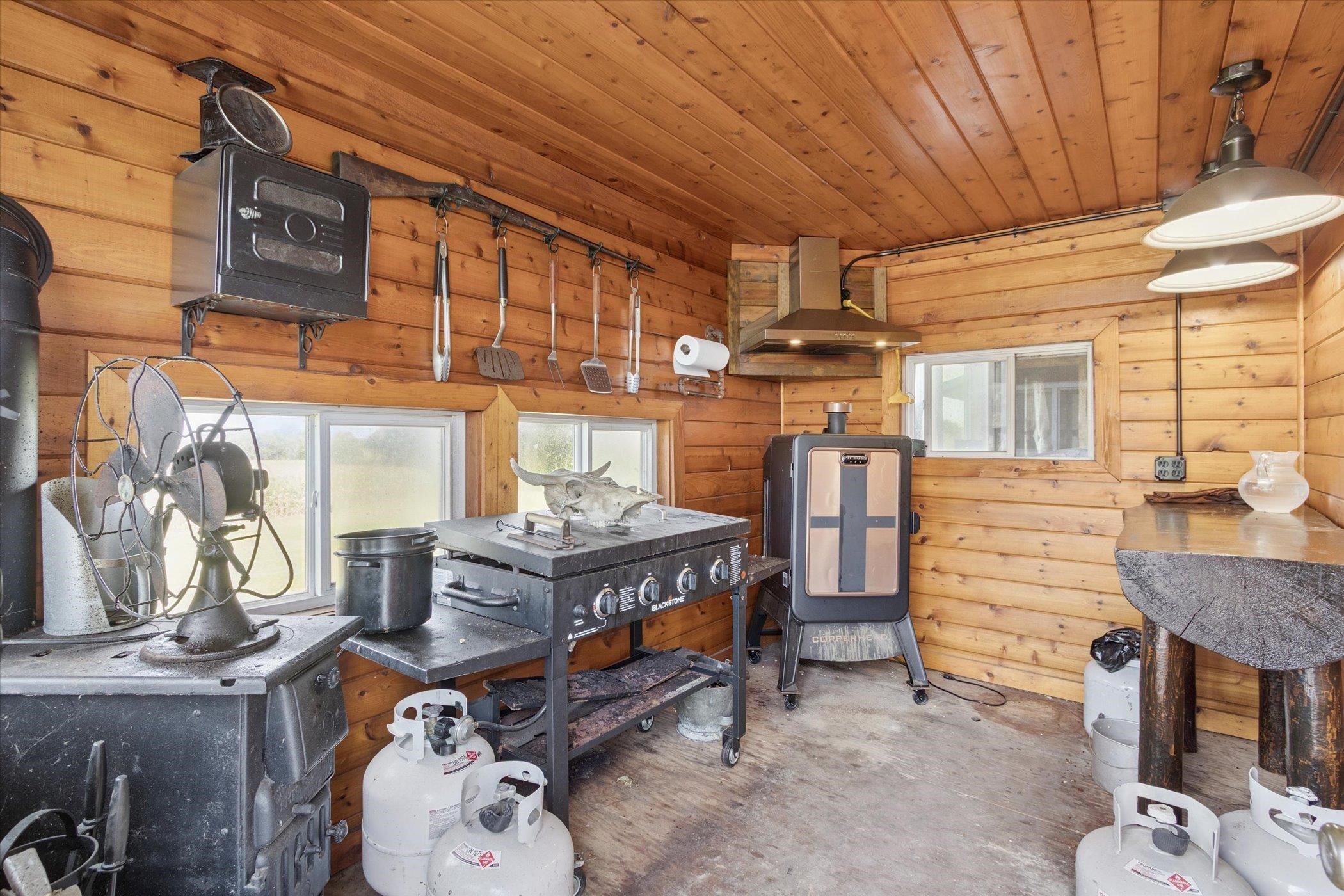 8548 East Edwardsville Road German Valley, IL 61039 - Photo 47 of 70 a room with fireplace furniture and a window