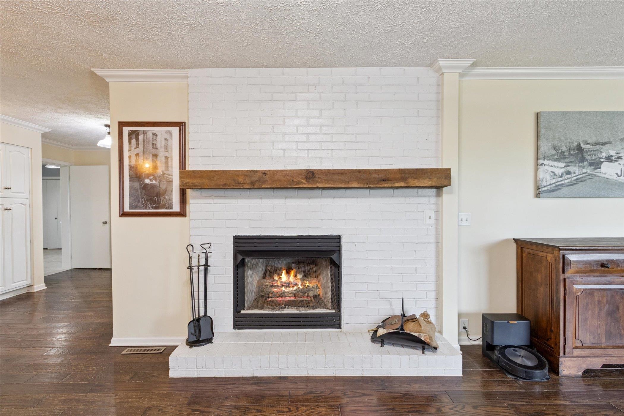 8548 East Edwardsville Road German Valley, IL 61039 - Photo 10 of 70 a living room with furniture and a fireplace