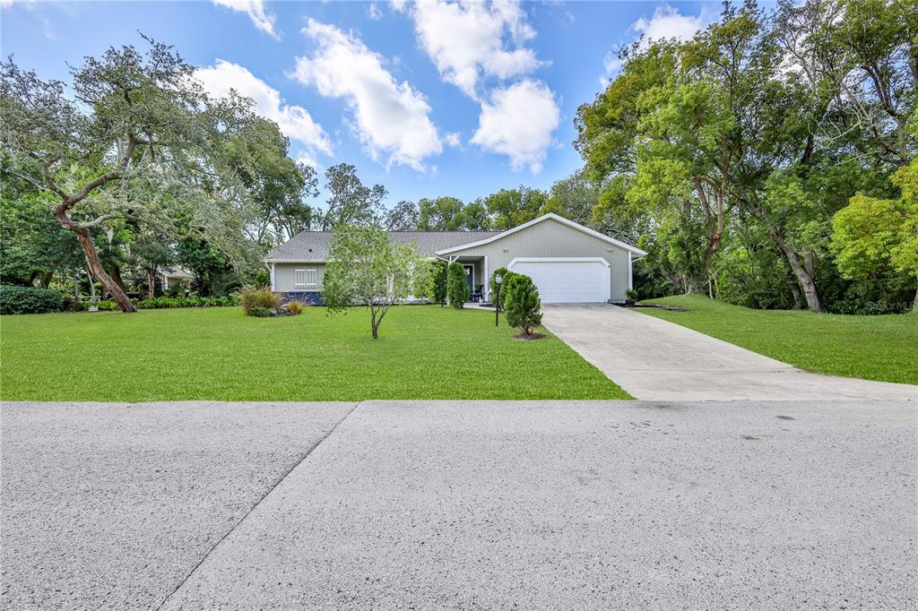 8480 Colma Street Spring Hill, FL 34606 - Photo 70 of 70 a view of a house with a big yard and large trees