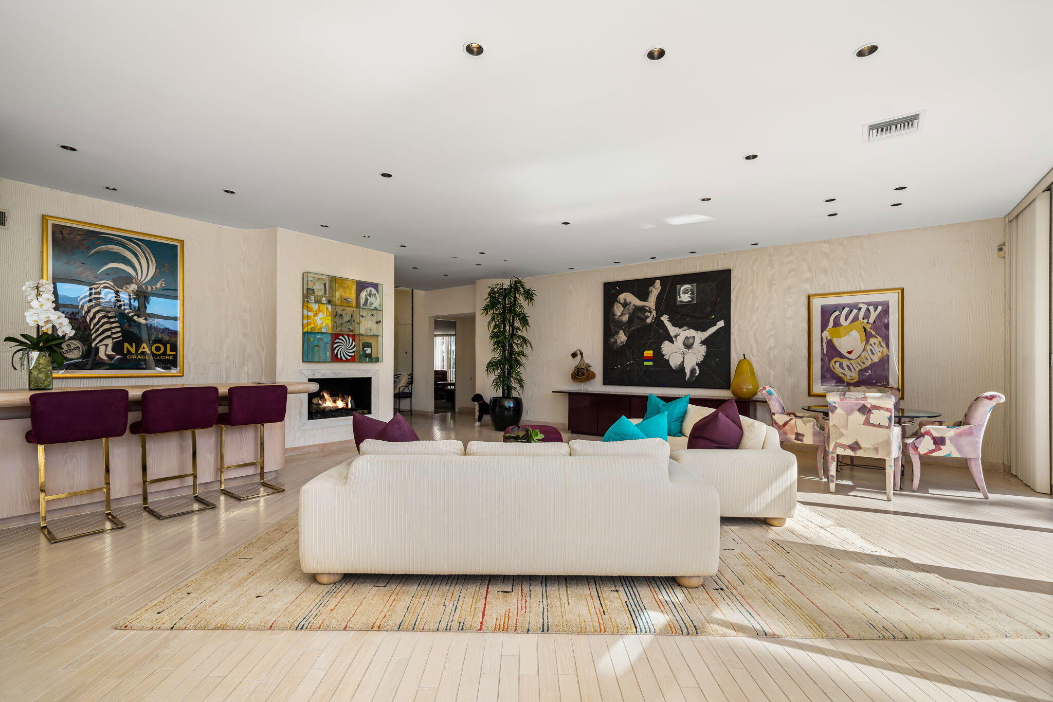 1408 Tamarisk W Street Rancho Mirage, CA 92270 - Photo 11 of 43 a living room with furniture and a large window