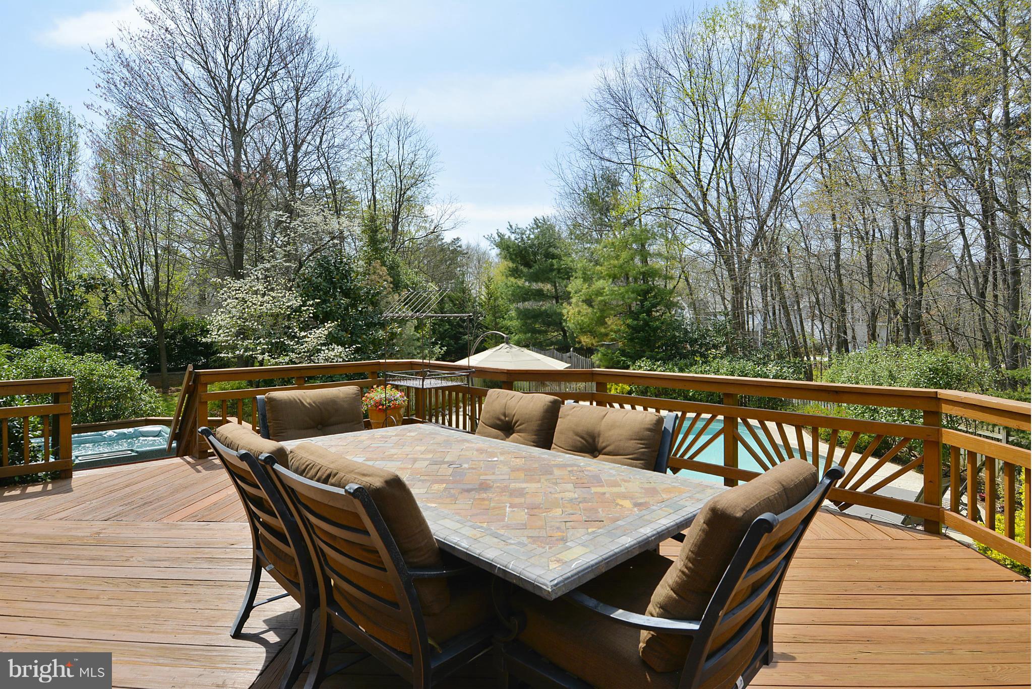 12209 Windsor Hall Way Herndon, VA 20170 - Photo 29 of 30 DECK OVERLOOKS POOL & WOODED VIEWS