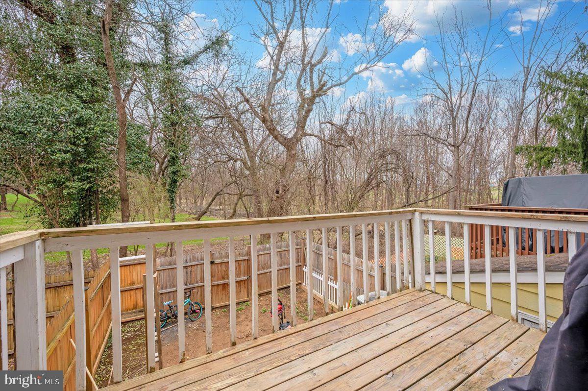 1864 Murdock Court Frederick, MD 21702 - Photo 13 of 39 a view of balcony with wooden floor and fence