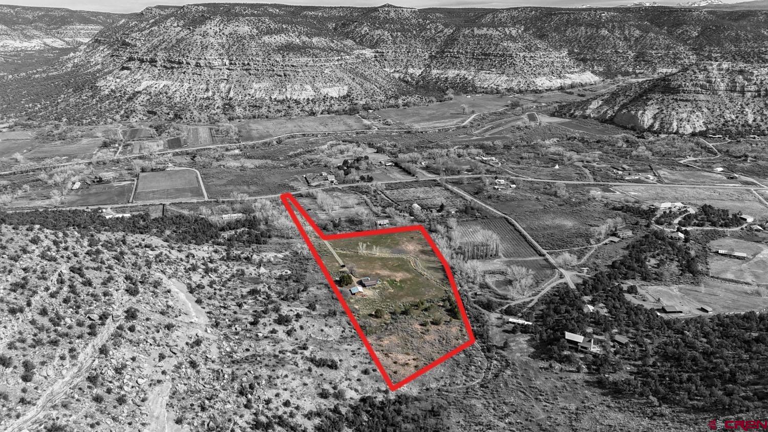 17240 Rd G Cortez, CO 81321 - Photo 3 of 37 an aerial view of a backyard