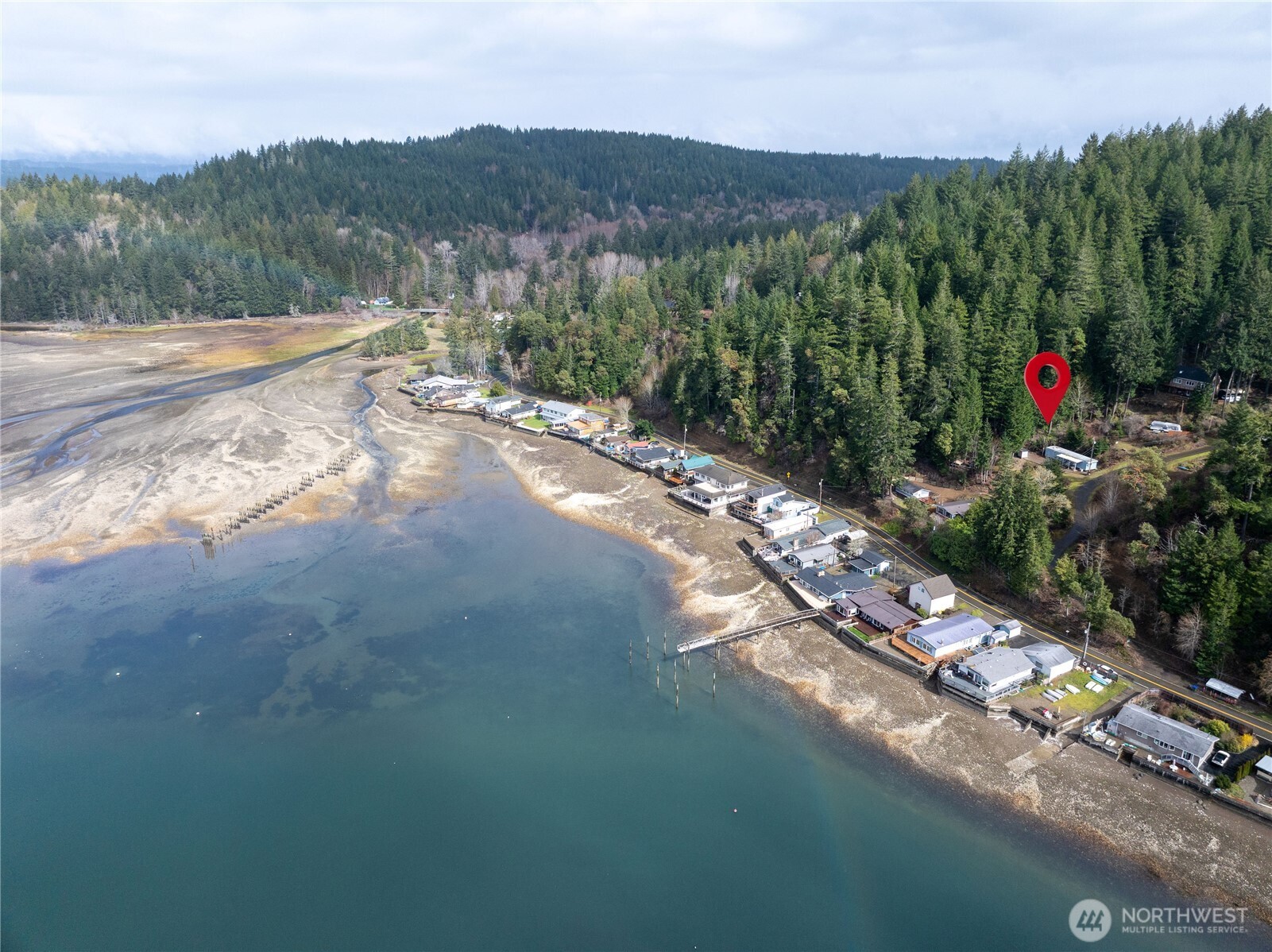 71 Bald Point Court Tahuya, WA 98588 - Photo 28 of 32 a view of a street with a mountain