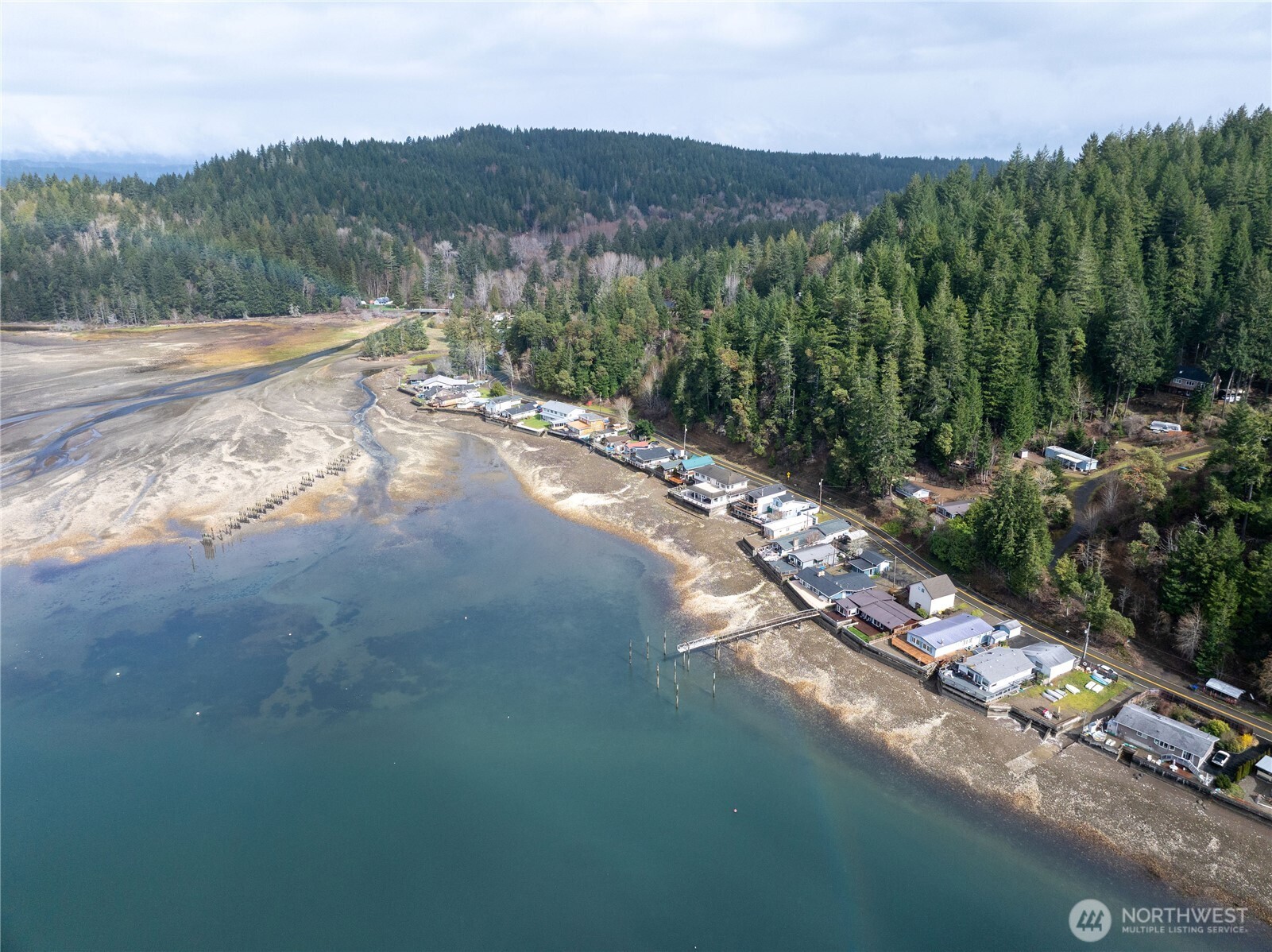 71 Bald Point Court Tahuya, WA 98588 - Photo 29 of 32 a view of a street with a mountain