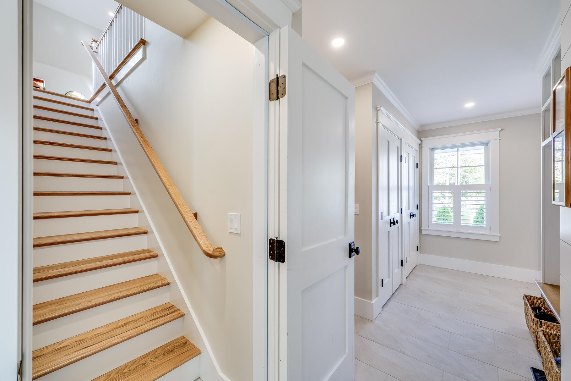 20 Cockle Cove Road South Chatham, MA 02659 - Photo 24 of 42 a view of entryway with wooden floor and stairs