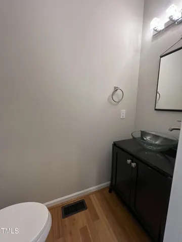 a bathroom with a toilet