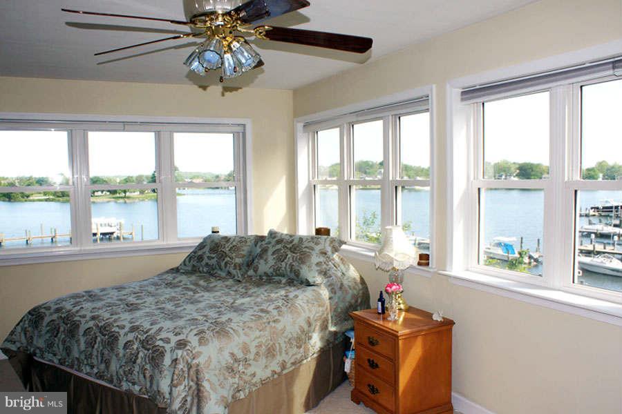 1201 Cedar Lane Edgewater, MD 21037 - Photo 20 of 30 Master Bedroom with Panoramic Water VIEW