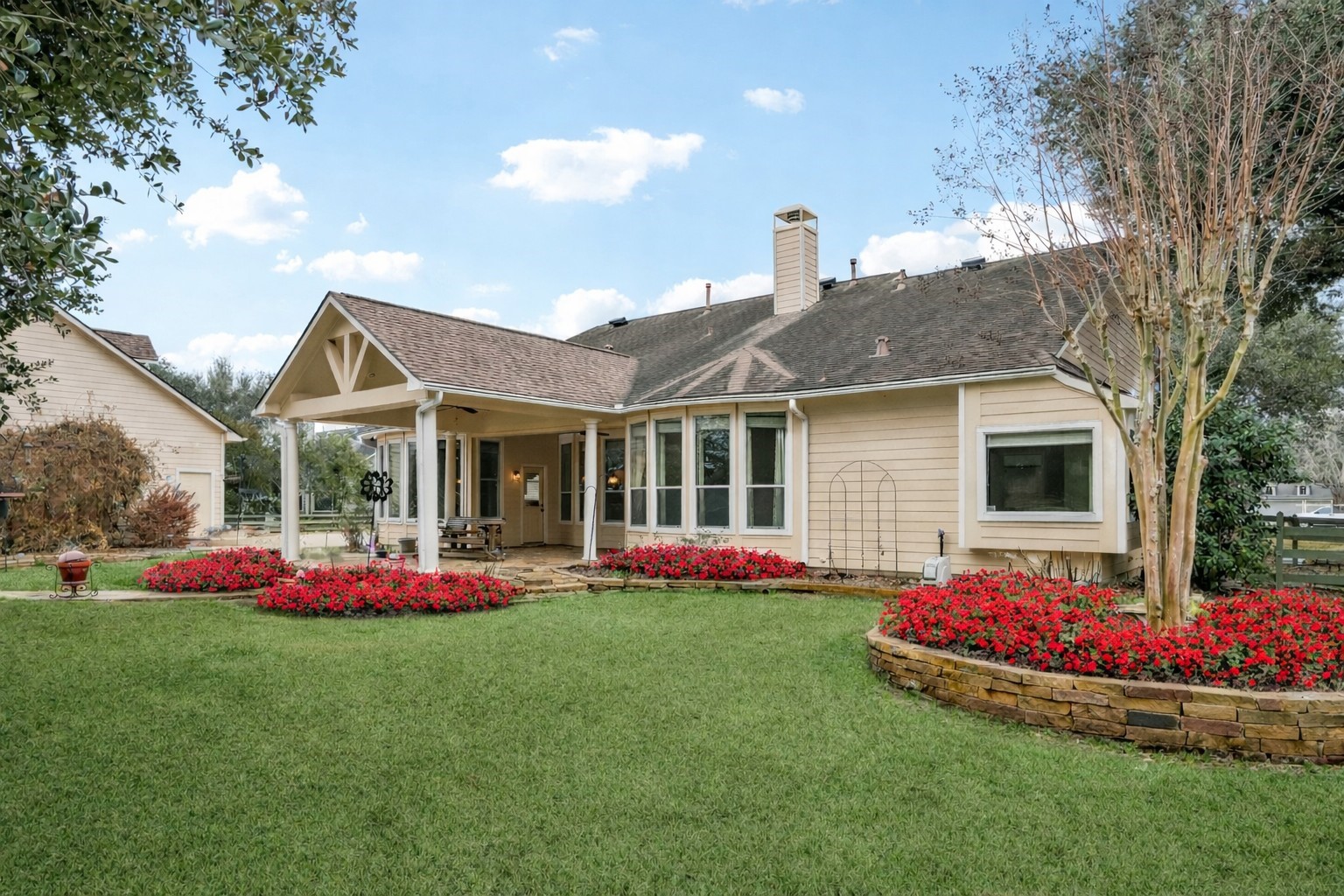 31810 Tree Farm Lane Fulshear, TX 77441 - Photo 4 of 48 a front view of house with yard and green space