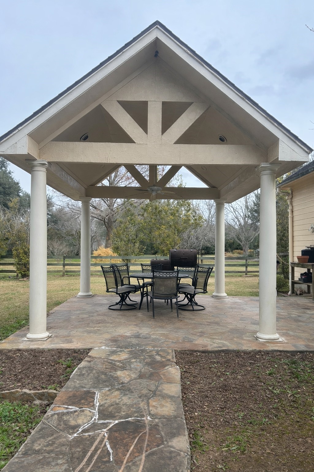 31810 Tree Farm Lane Fulshear, TX 77441 - Photo 5 of 48 a view of a outdoor space with porch and sitting area