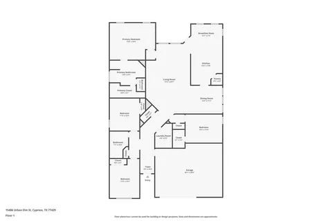 $335,000 | 15406 Urban Elm Street, Cypress, TX 77429