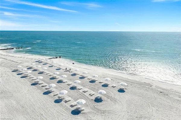 a view of an ocean beach