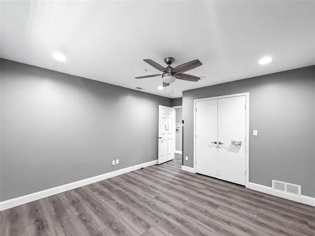 wooden floor in an empty room