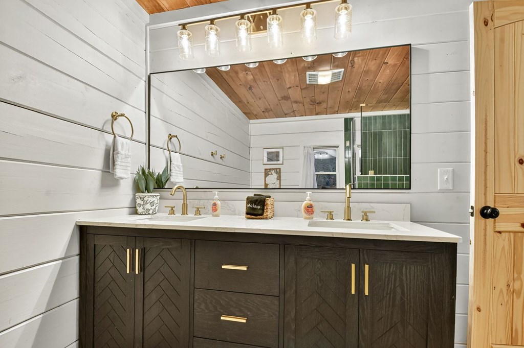 50 Lake View Drive Cherry Log, GA 30522 - Photo 15 of 27 a bathroom with a sink and a mirror