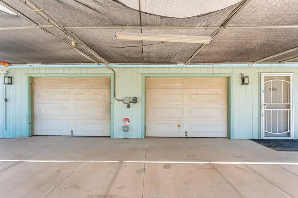 a view of garage