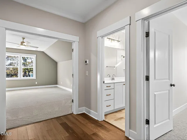 a view of walk in closet with window