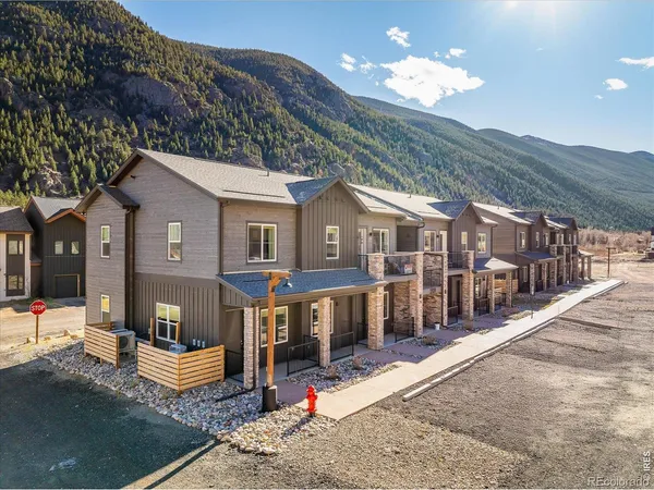 a view of a house with a patio