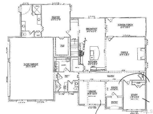 4900 Lead Mine Road Raleigh, NC 27612 - Photo 4 of 5 1st Floor Plan