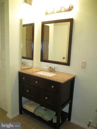6226 Hillside Road Springfield, VA 22152 - Photo 20 of 30 a bathroom with a sink and a mirror
