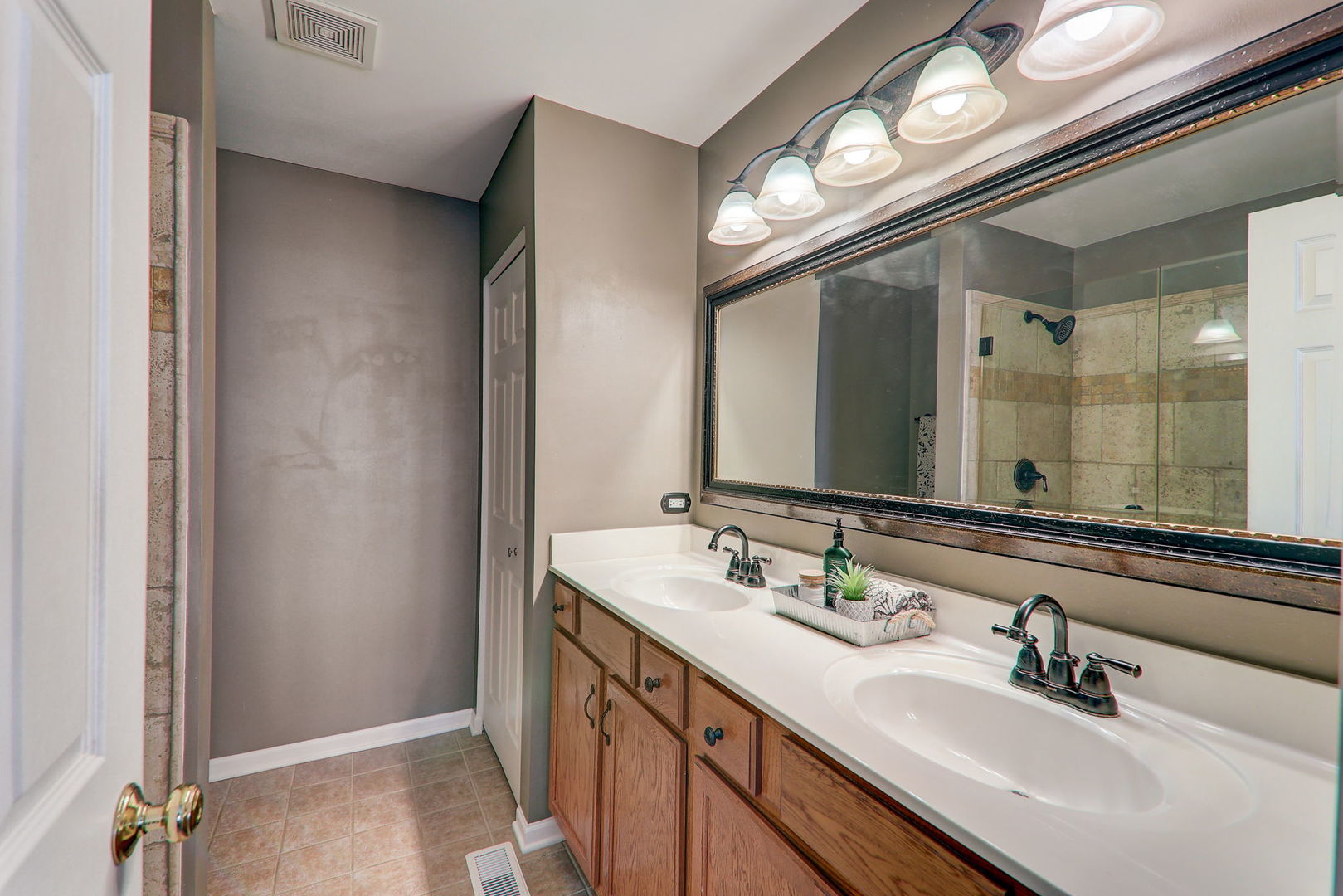 980 Oak Ridge Boulevard Elgin, IL 60120 - Photo 34 of 42 a bathroom with a sink and a mirror