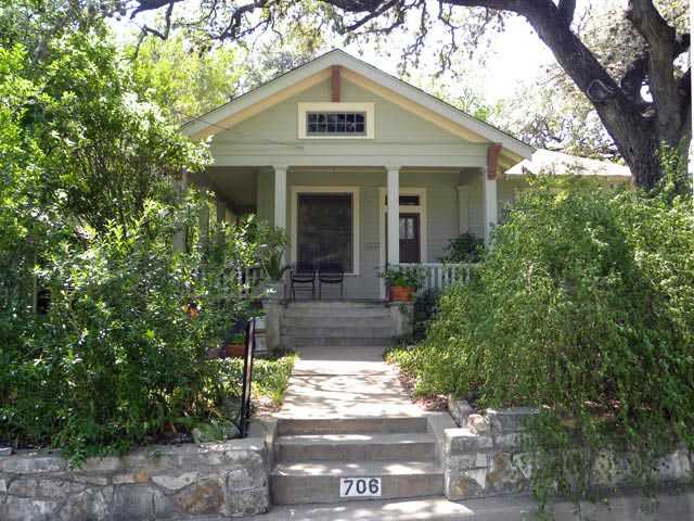 706 Patterson Avenue Austin, TX 78703 - Photo 1 of 1 a front view of a house with garden