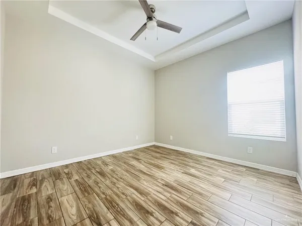 wooden floor in a room