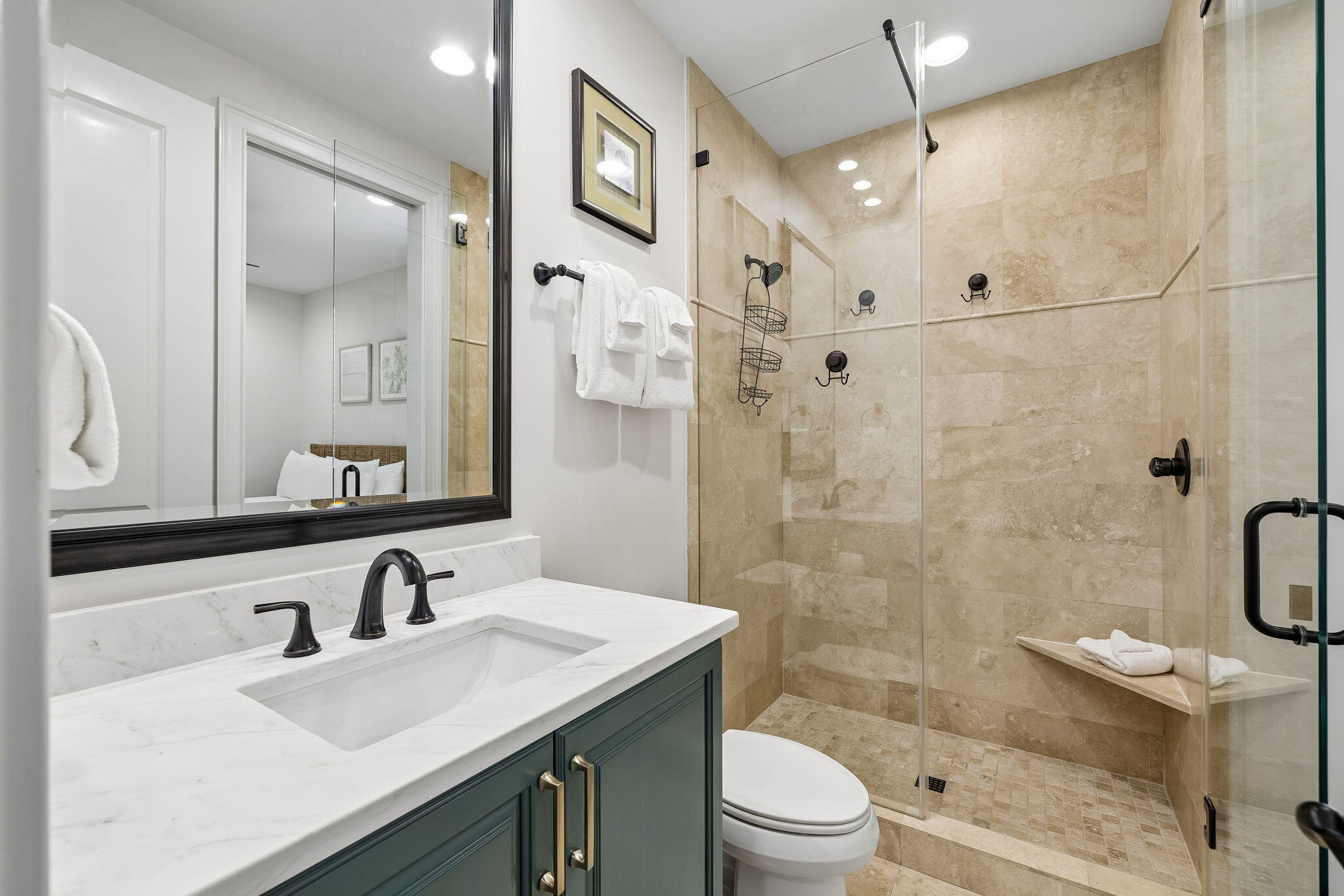 1973 Baytowne Loop Miramar Beach, FL 32550 - Photo 21 of 38 a bathroom with a sink toilet a mirror and shower