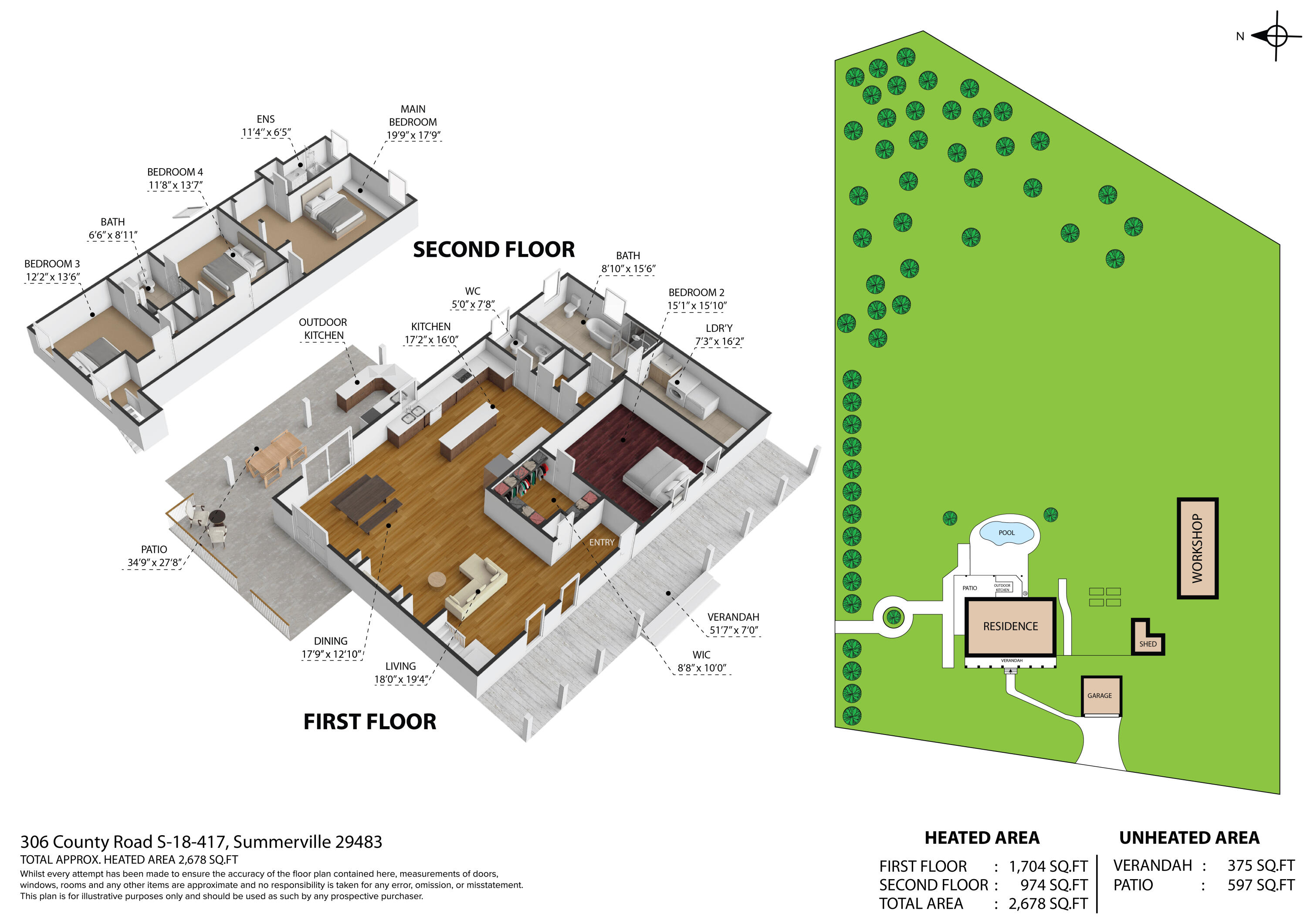 306 County Rd S-18-417 Summerville, SC 29483 - Photo 67 of 67 3D Overview