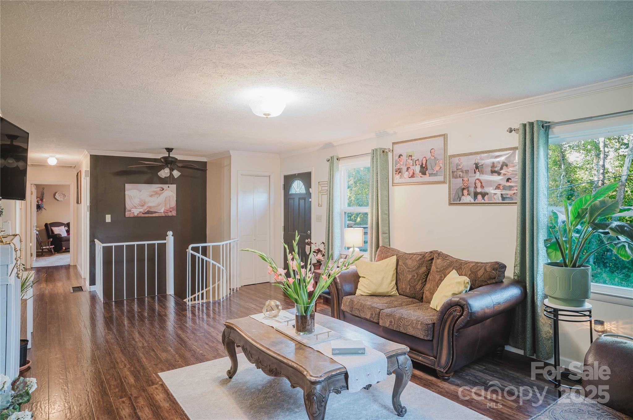 20 Ridgeway Drive Flat Rock, NC 28731 - Photo 16 of 47 a living room with furniture and a wooden floor