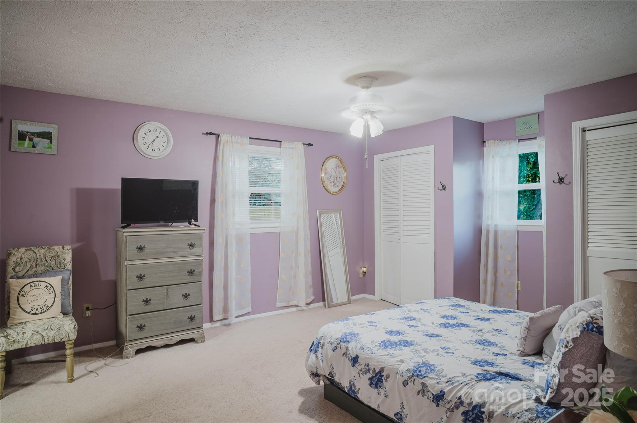 20 Ridgeway Drive Flat Rock, NC 28731 - Photo 32 of 47 a bedroom with a bed and a television