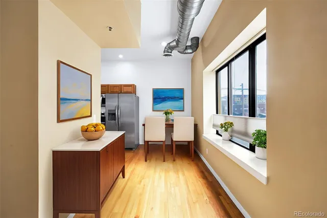 a very nice looking room with a large window