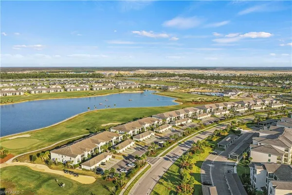 a view of a city with lake