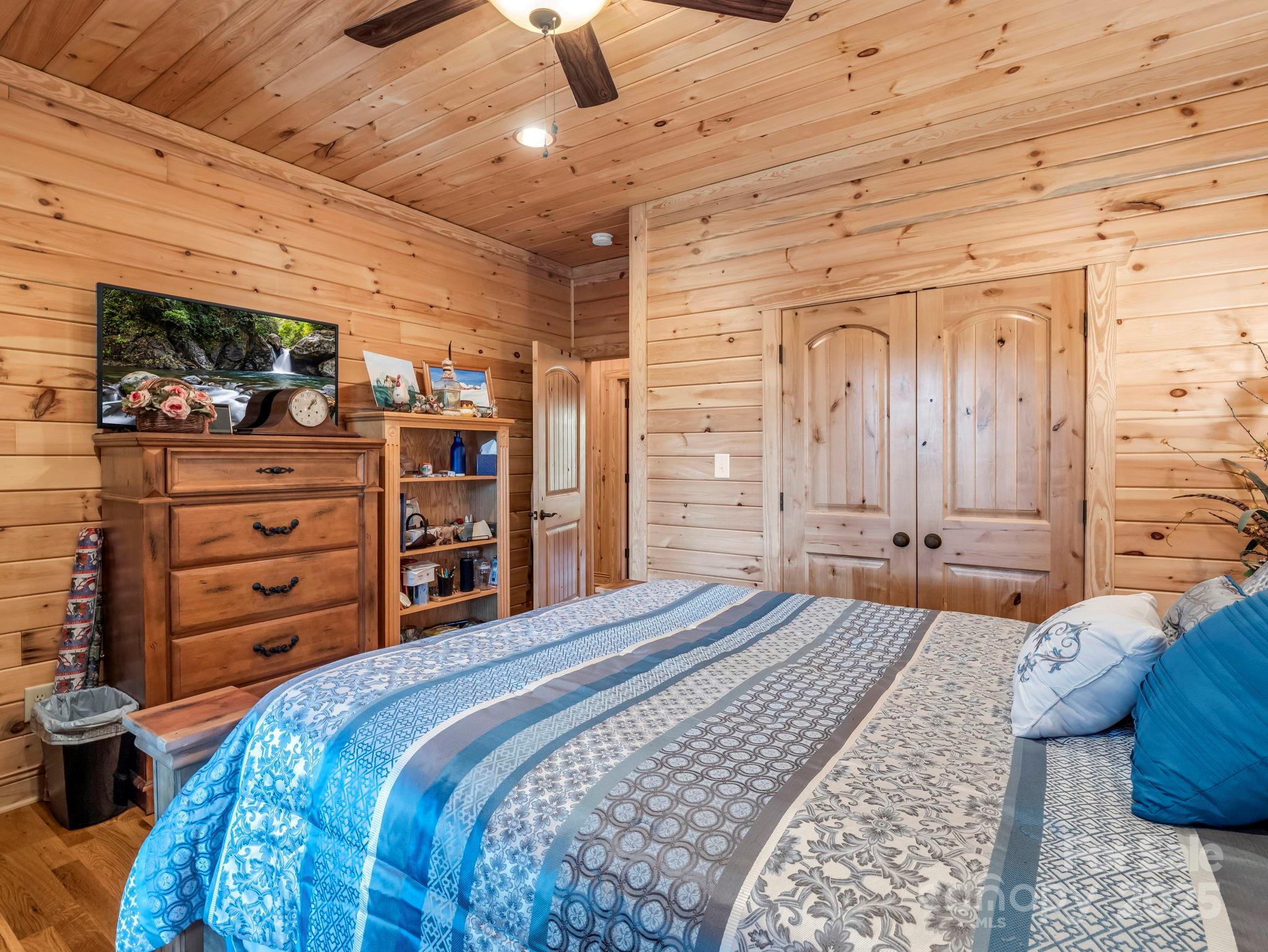 1235 Bob Falls Road Shelby, NC 28150 - Photo 24 of 47 a bed room with a bed and a television