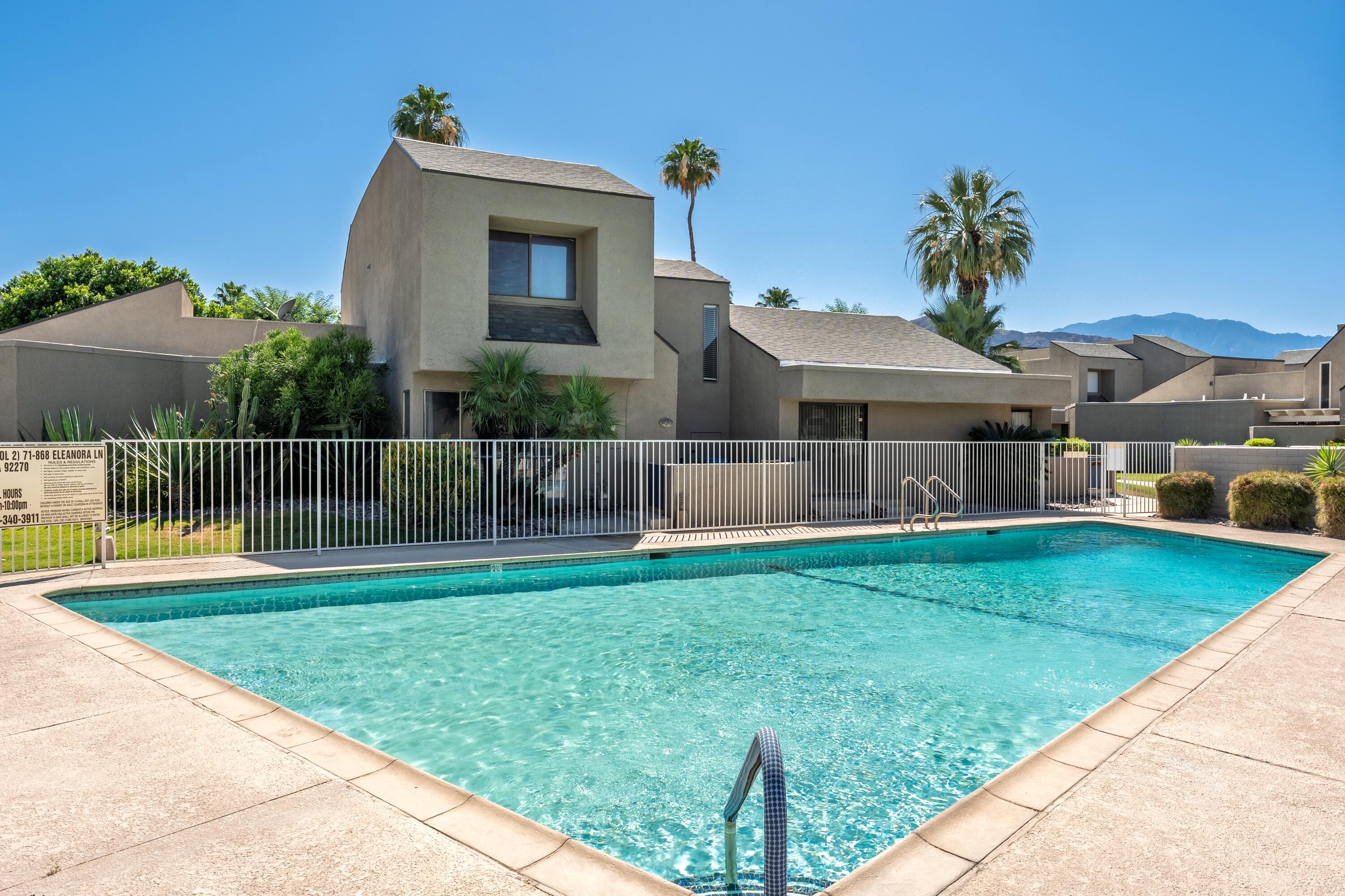 71870 Eleanora Lane Rancho Mirage, CA 92270 - Photo 5 of 36 a front view of a house with garden