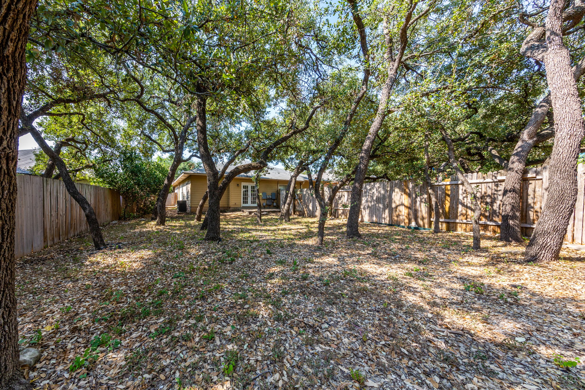 8708 Weiser Drive, Unit B Austin, TX 78729 - Photo 4 of 30 a view of a yard with large trees