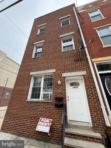 a front view of a building