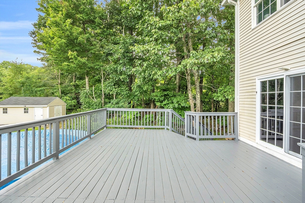 22 French Road Templeton, MA 01468 - Photo 37 of 42 a view of deck with wooden floor and fence