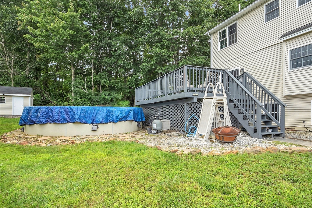 22 French Road Templeton, MA 01468 - Photo 38 of 42 a view of a house with backyard and sitting area