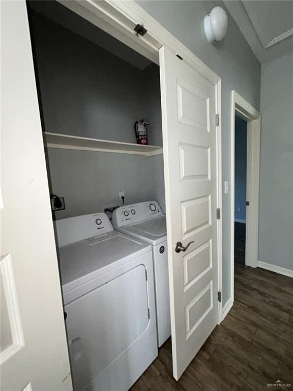2100 Jackson Street, Unit 1 Weslaco, TX 78599 - Photo 10 of 13 a utility room with dryer and washer