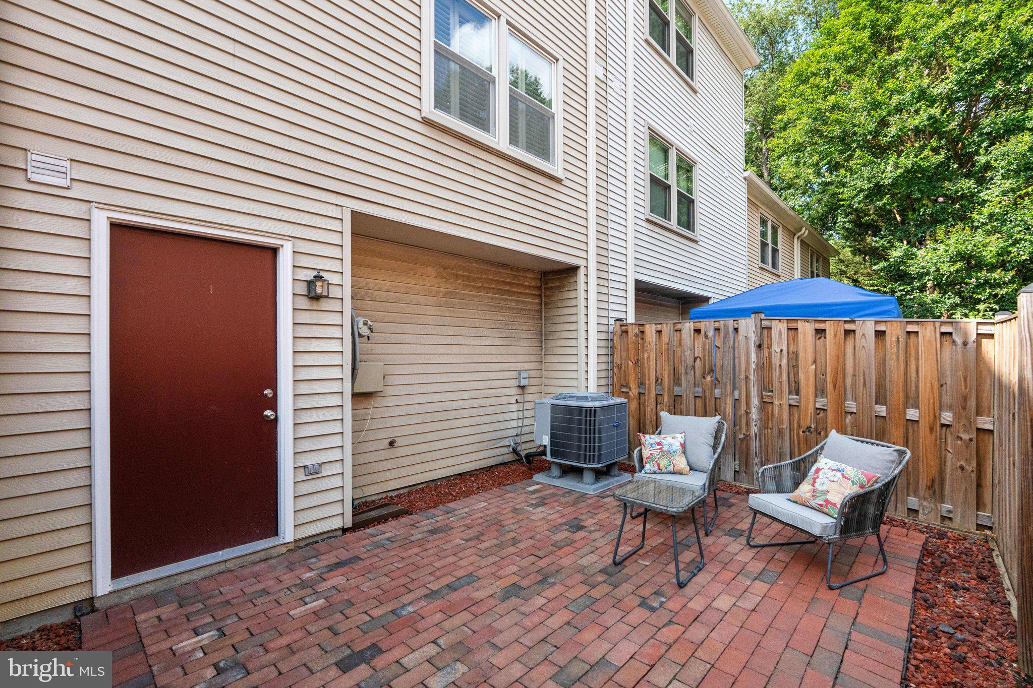6861 Washington Boulevard Arlington, VA 22213 - Photo 23 of 28 a view of a chairs with a small backyard