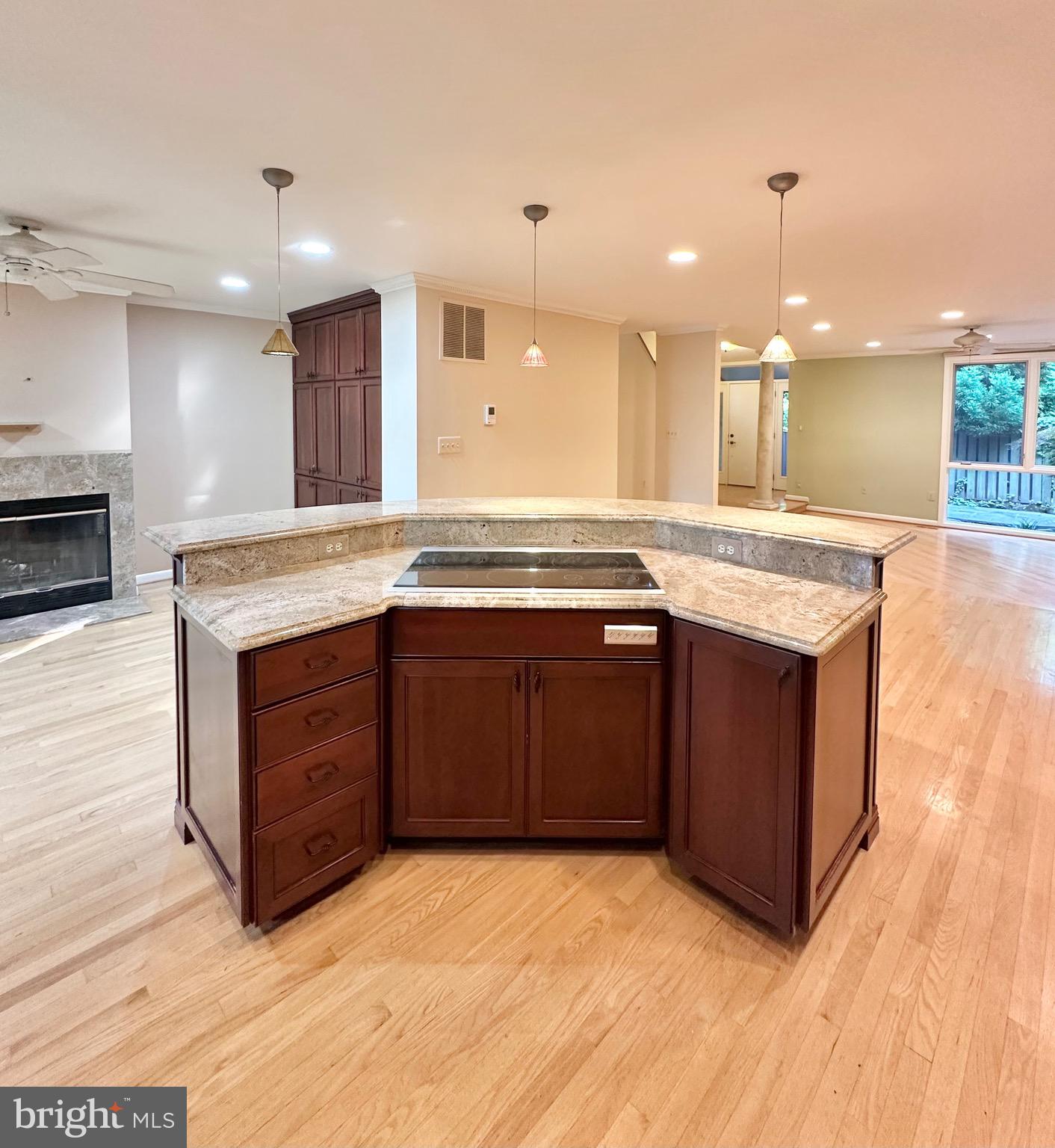 2021 Lakebreeze Way Reston, VA 20191 - Photo 14 of 51 a kitchen with a stove a sink and a refrigerator