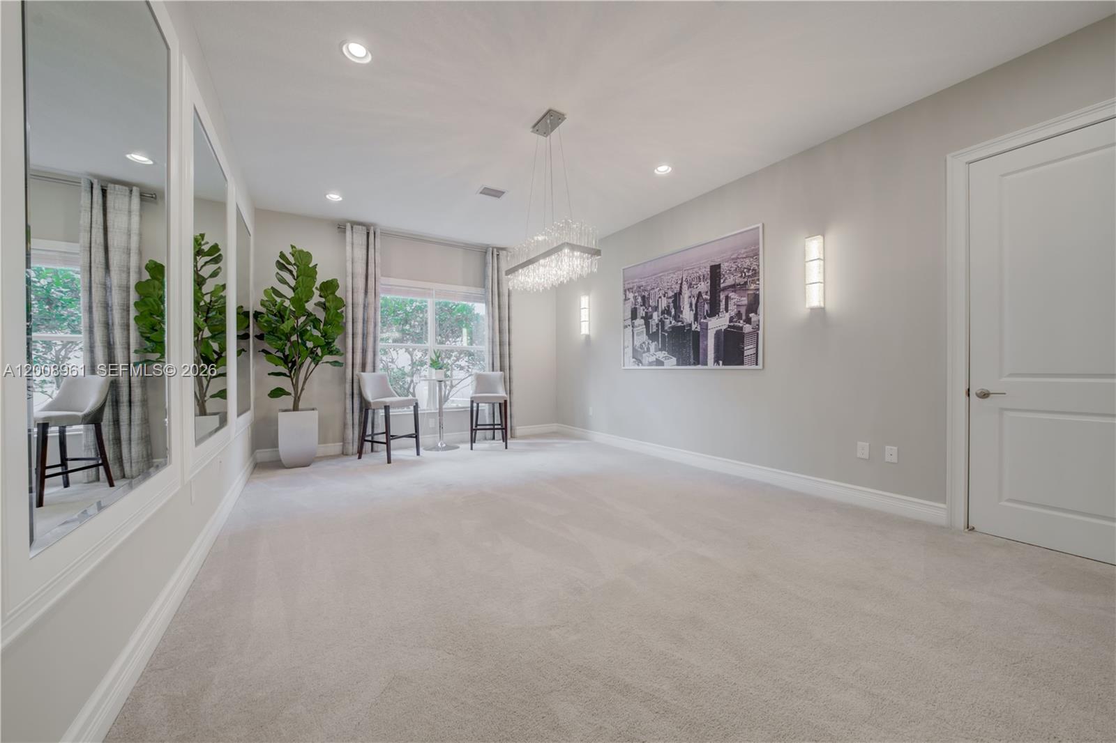11655 Windy Frst Way Boca Raton, FL 33498 - Photo 16 of 47 a view of livingroom with furniture and floor to ceiling window