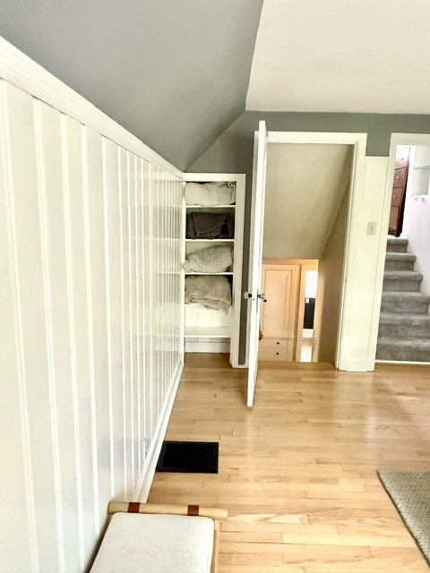 720 South New Street Champaign, IL 61820 - Photo 35 of 73 a view of an entryway with wooden floor and door
