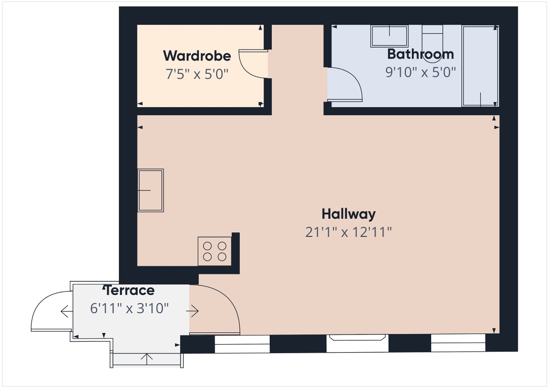 1000 West 26th Street, Unit 118 Austin, TX 78705 - Photo 18 of 18 a picture of a bench in a kitchen