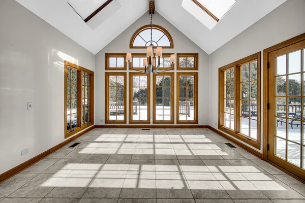 a view of an entryway door