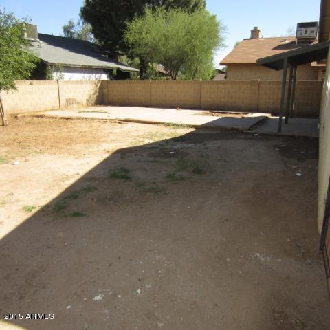 1726 East Apollo Road Phoenix, AZ 85042 - Photo 16 of 18 Backyard