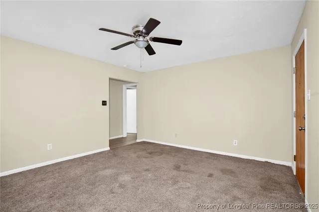 a view of an empty room