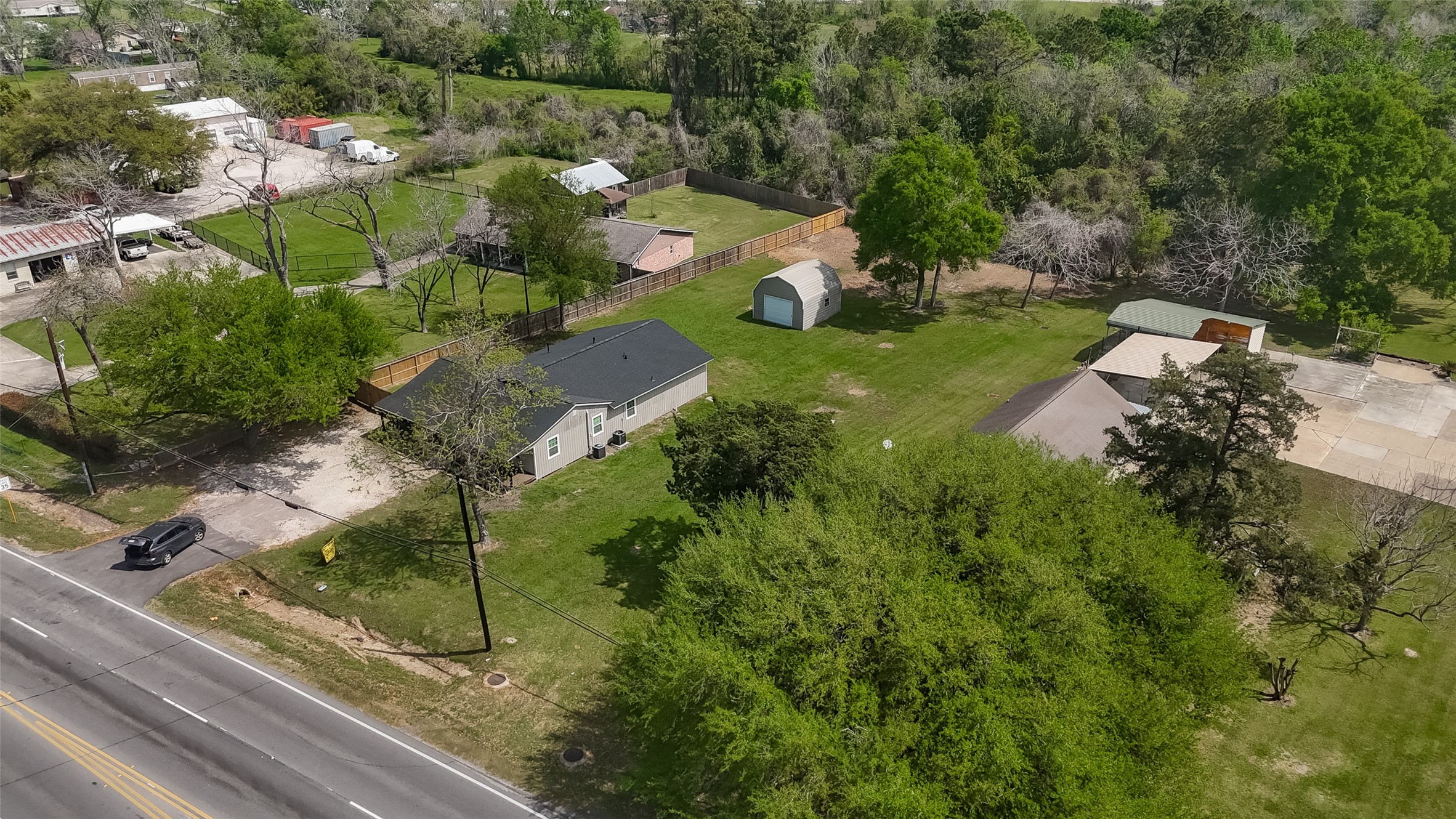 917 South Main Street Highlands, TX 77562 - Photo 43 of 45 an aerial view of residential houses with outdoor space and street view